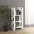 Book Cabinet/Room Divider White 60x35x125 cm Solid Wood