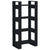 Book Cabinet/Room Divider Black 60x35x125 cm Solid Wood