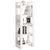 Book Cabinet/Room Divider White 60x35x160 cm Solid Wood