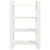 Book Cabinet/Room Divider White 80x35x125 cm Solid Wood Pine