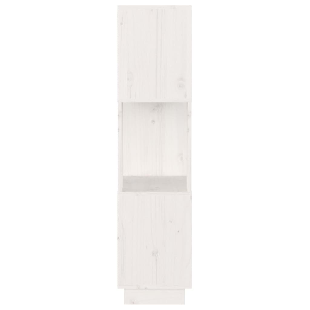 Book Cabinet/Room Divider White 51x25x101 cm Solid Wood Pine