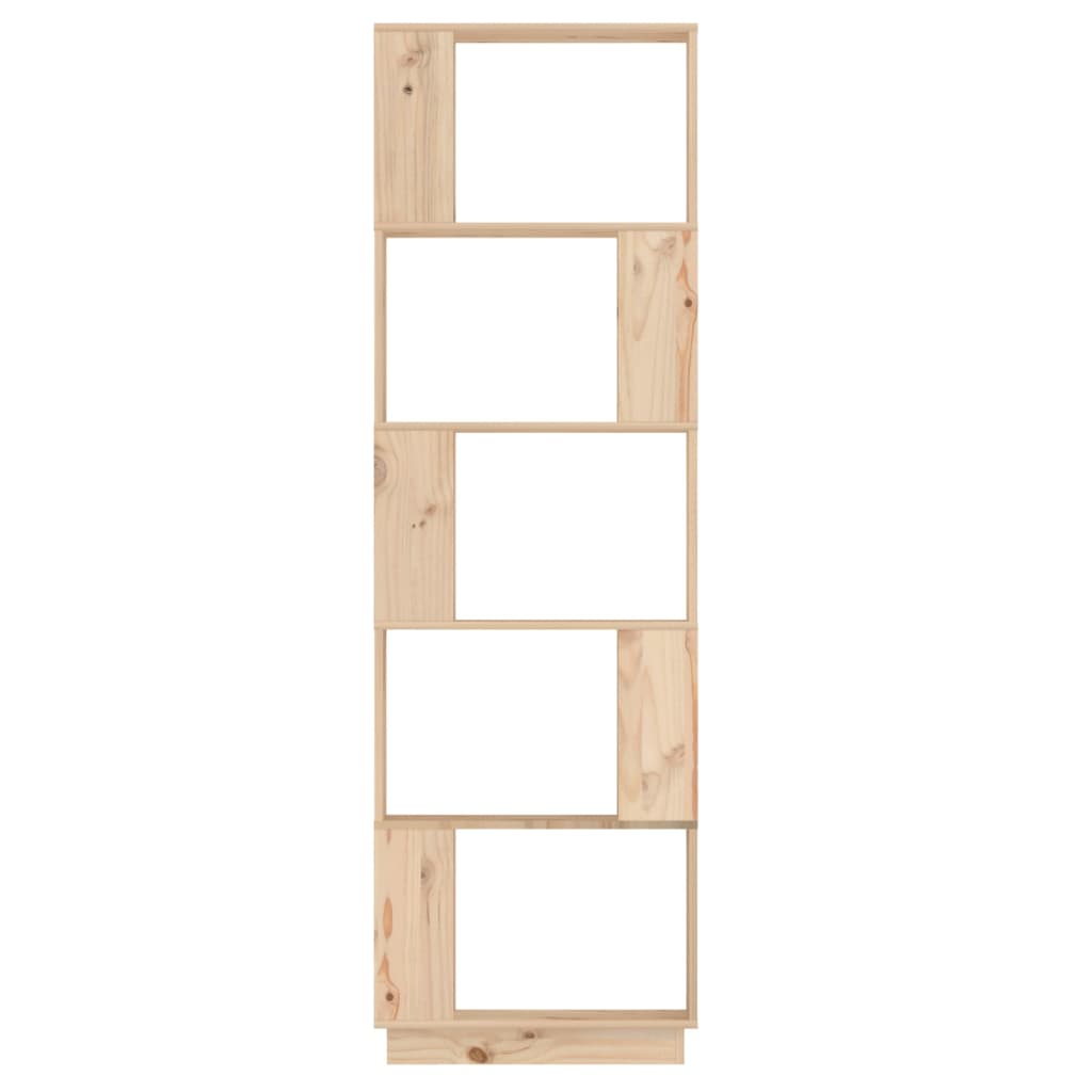 Book Cabinet/Room Divider 51x25x163.5 cm Solid Wood Pine