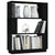 Book Cabinet/Room Divider Black 80x25x101 cm Solid Wood Pine