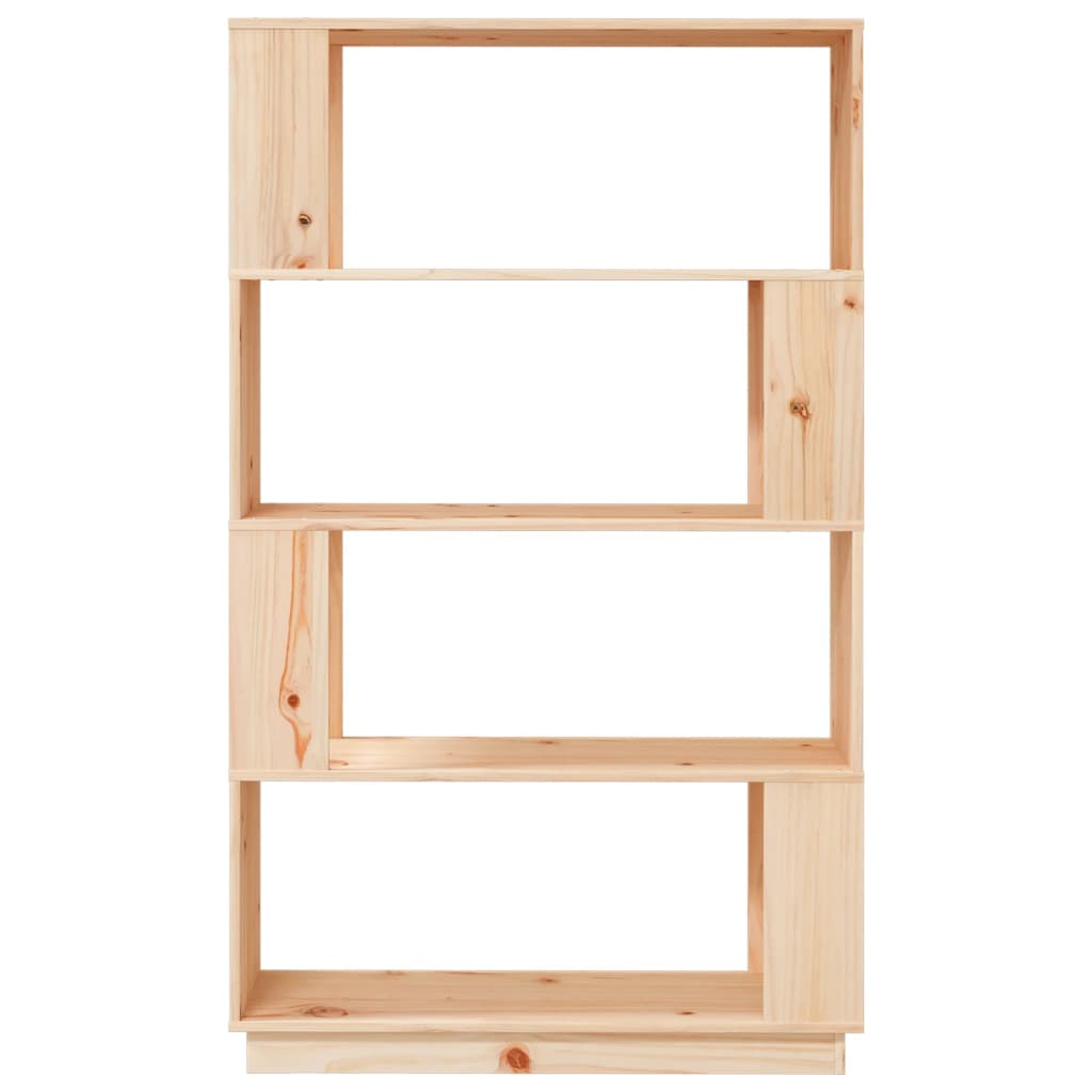 Book Cabinet/Room Divider 80x25x132 cm Solid Wood Pine