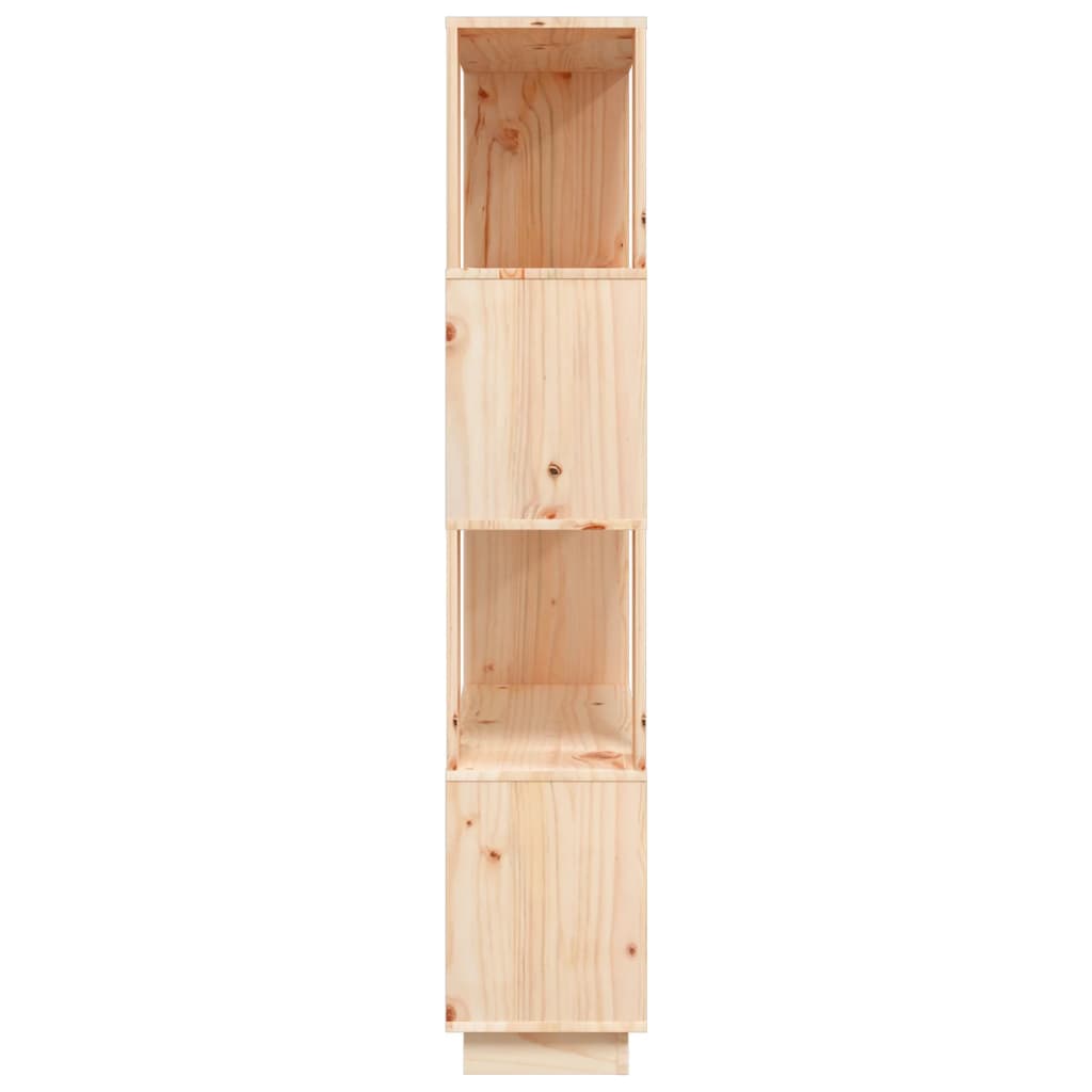 Book Cabinet/Room Divider 80x25x132 cm Solid Wood Pine