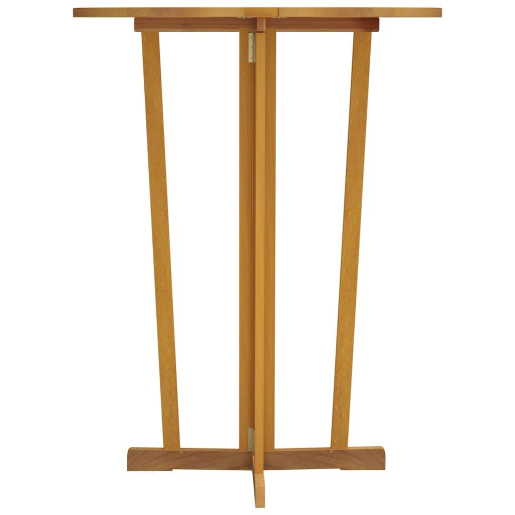 Folding Bar Table 90x65x105 cm Solid Wood Teak