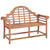 Garden Bench 127x58.5x92.5 cm Solid Wood Teak