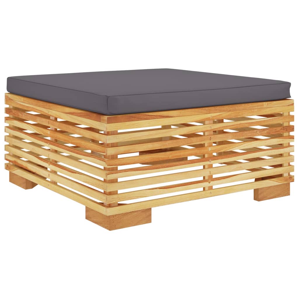 2 Piece Garden Lounge Set Solid Wood Teak