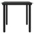 3 Piece Outdoor Dining Set with Cushions Grey and Black