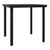3 Piece Outdoor Dining Set with Cushions Grey and Black