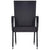 3 Piece Outdoor Dining Set Black