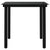 3 Piece Outdoor Dining Set Black
