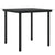 5 Piece Garden Dining Set with Cushions Brown