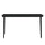 7 Piece Garden Dining Set with Cushions Black