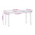 7 Piece Garden Dining Set with Cushions Black