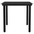 3 Piece Garden Dining Set Black