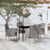 5 Piece Garden Dining Set Anthracite