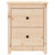 Bedside Cabinet 50x35x61.5 cm Solid Wood Pine