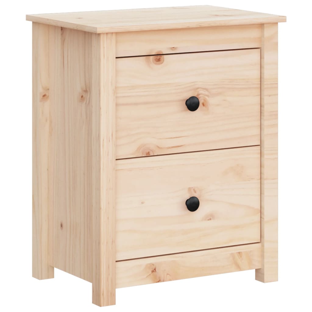 Bedside Cabinets 2 pcs 50x35x61.5 cm Solid Wood Pine