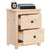 Bedside Cabinets 2 pcs 50x35x61.5 cm Solid Wood Pine