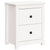 Bedside Cabinet White 50x35x61.5 cm Solid Wood Pine