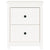 Bedside Cabinets 2 pcs White 50x35x61.5 cm Solid Wood Pine