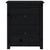 Bedside Cabinets 2 pcs Black 50x35x61.5 cm Solid Wood Pine