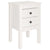 Bedside Cabinet White 40x35x61.5 cm Solid Wood Pine