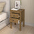 Bedside Cabinet Honey Brown 40x35x61.5 cm Solid Wood Pine