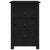 Bedside Cabinets 2 pcs Black 40x35x61.5 cm Solid Wood Pine