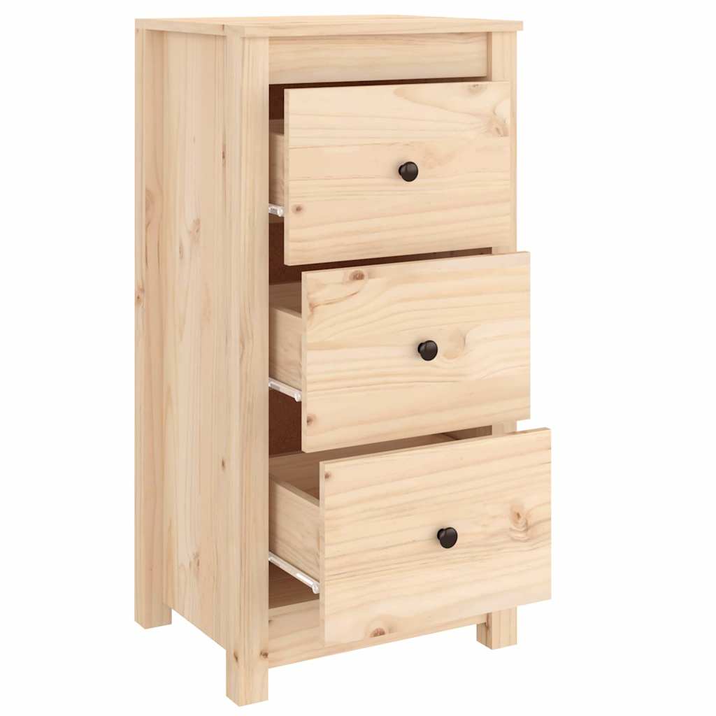 Sideboards 2 pcs 40x35x80 cm Solid Wood Pine