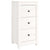 Sideboards 2 pcs White 40x35x80 cm Solid Wood Pine