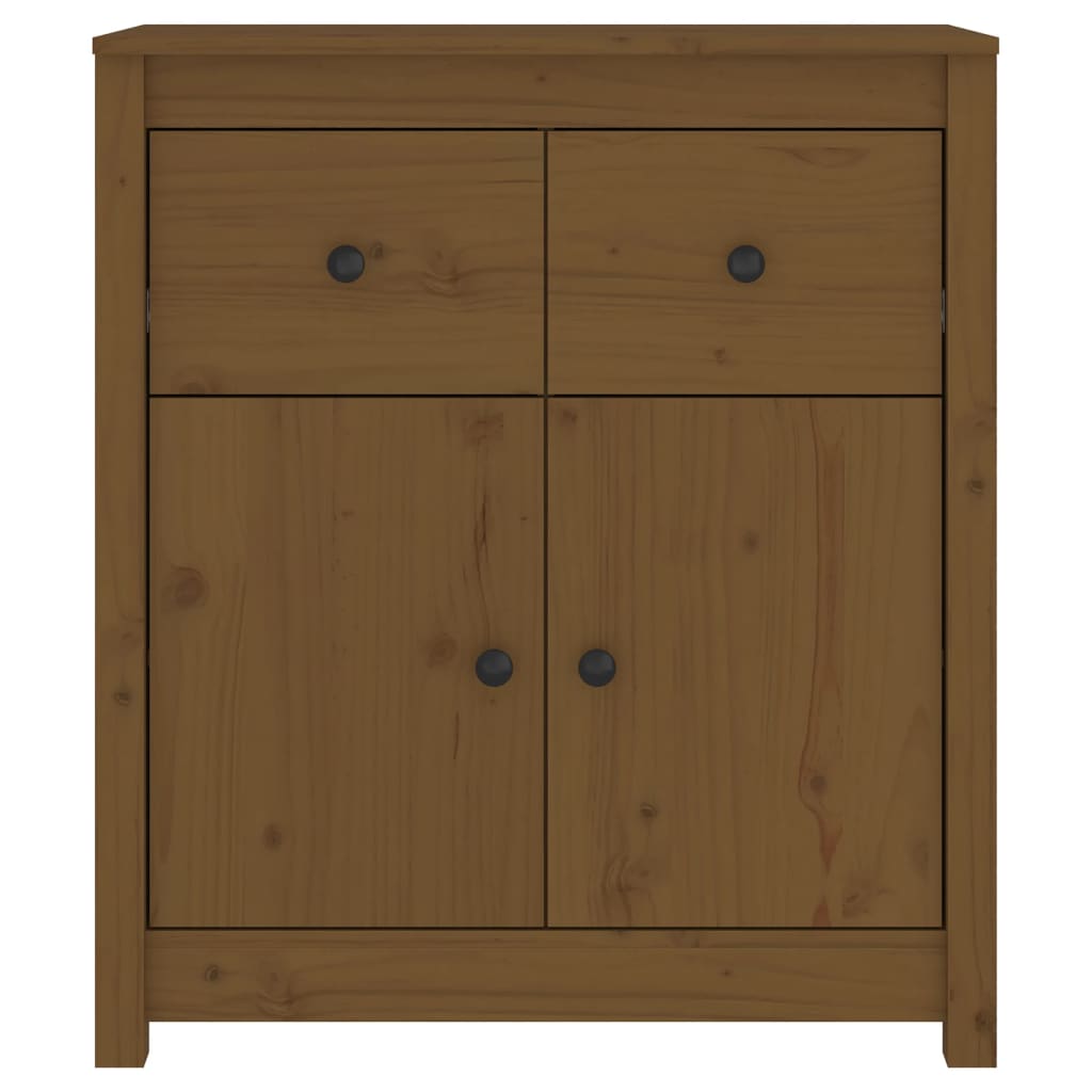 Sideboard Honey Brown 70x35x80 cm Solid Wood Pine