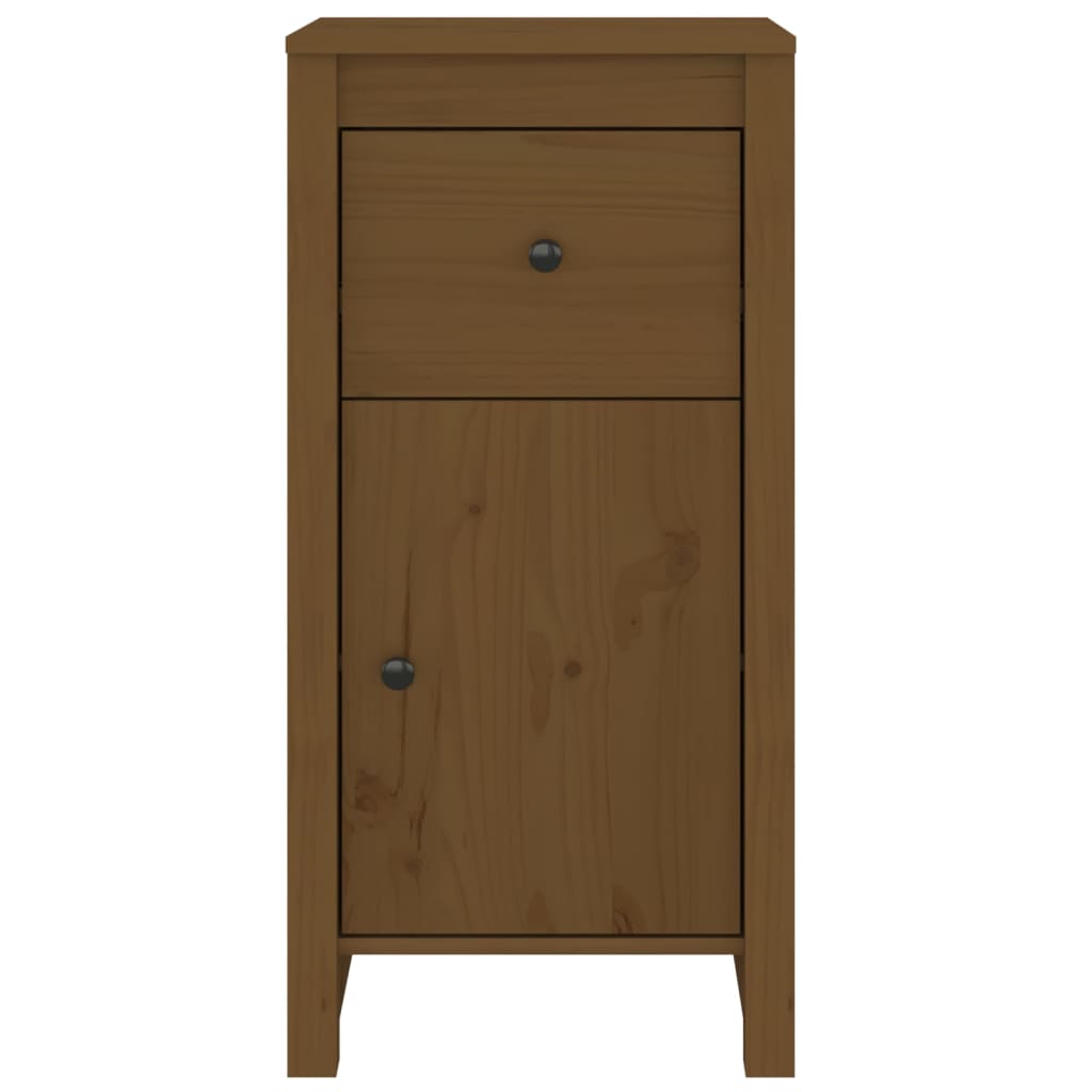 Sideboards 2 pcs Honey Brown 40x35x80 cm Solid Wood Pine