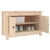 Shoe Cabinet 70x38x45.5 cm Solid Wood Pine