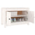 Shoe Cabinet White 70x38x45.5 cm Solid Wood Pine