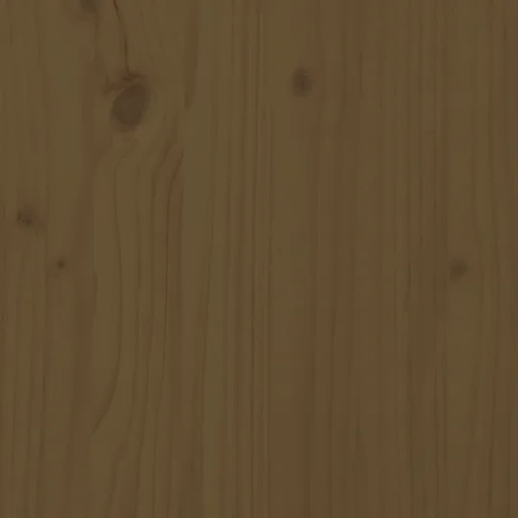 Shoe Cabinet Honey Brown 70x38x45.5 cm Solid Wood Pine