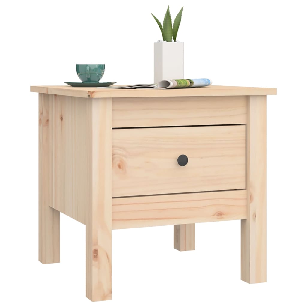 Side Tables 2 pcs 40x40x39 cm Solid Wood Pine