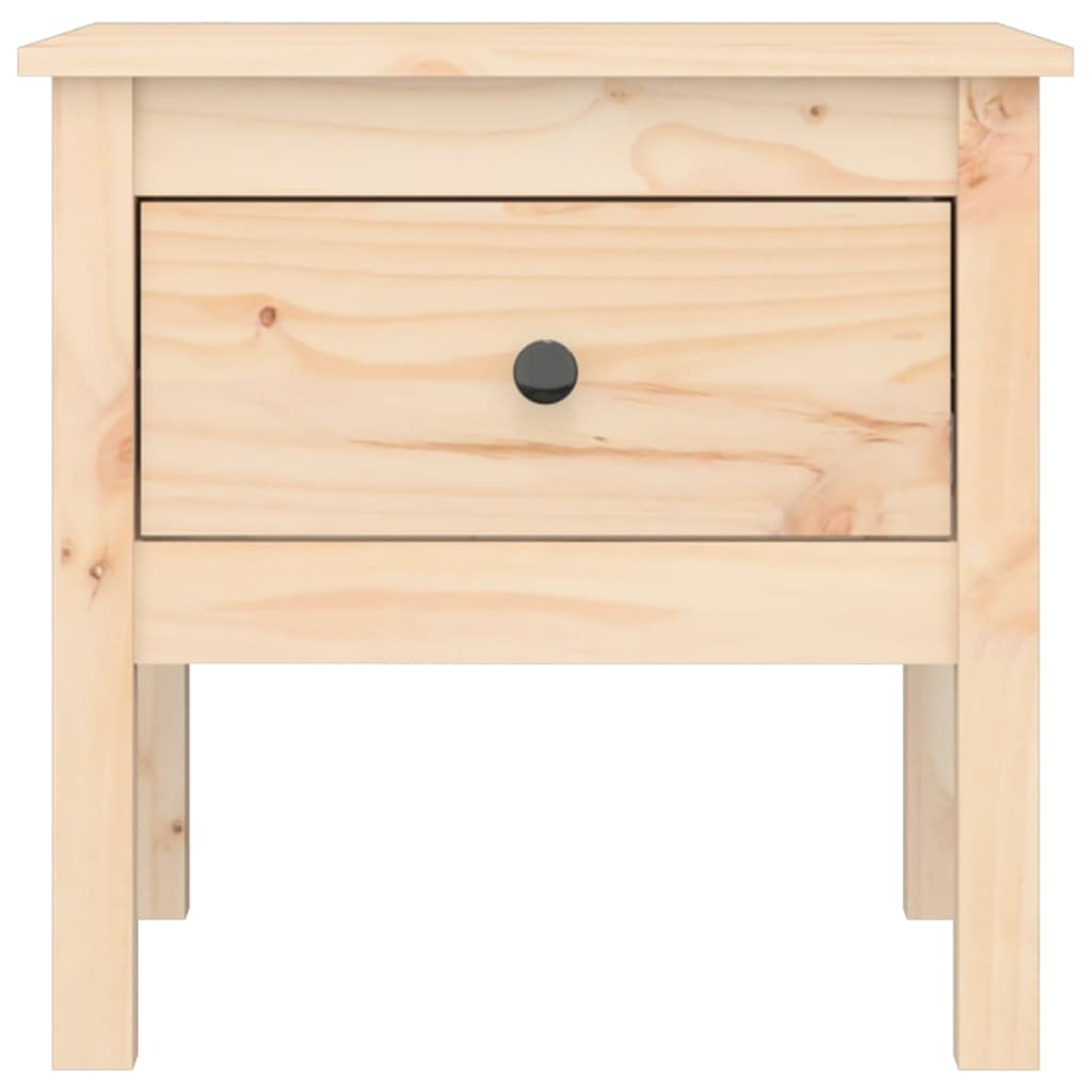 Side Table 50x50x49 cm Solid Wood Pine