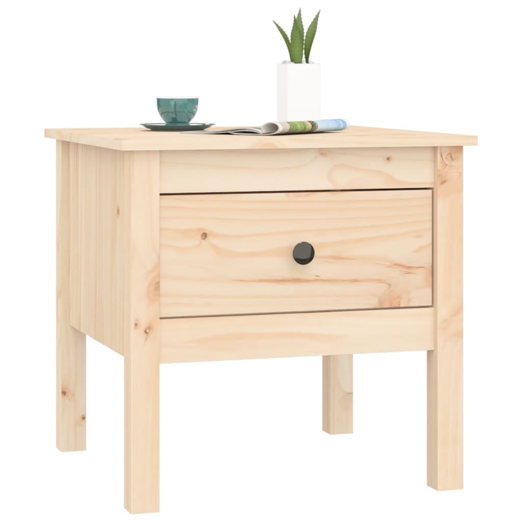 Side Tables 2 pcs 50x50x49 cm Solid Wood Pine