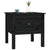 Side Tables 2 pcs Black 50x50x49 cm Solid Wood Pine