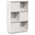 Highboard White 74x35x117 cm Solid Wood Pine