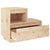 Bedside Cabinets 2 pcs 60x34x51 cm Solid Wood Pine