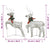 Christmas Reindeers 2 pcs Gold 40 LEDs