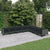 8 Piece Garden Lounge Set with Cushions Poly Rattan Dark Grey