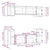 TV Cabinets 6 pcs Solid Wood Pine