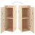 TV Cabinets 5 pcs Solid Wood Pine
