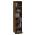 CD Cabinet Brown Oak 21x20x88 cm Engineered Wood