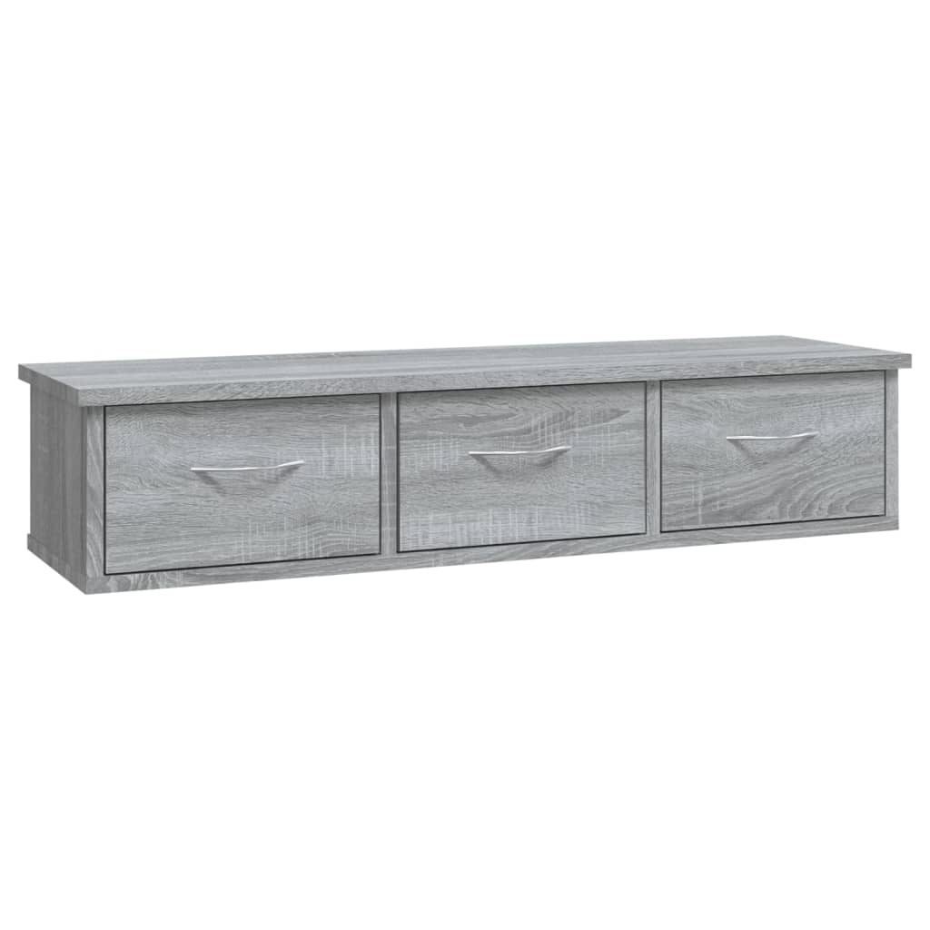 Wall Cabinet Grey Sonoma 88x26x18.5 cm Engineered Wood