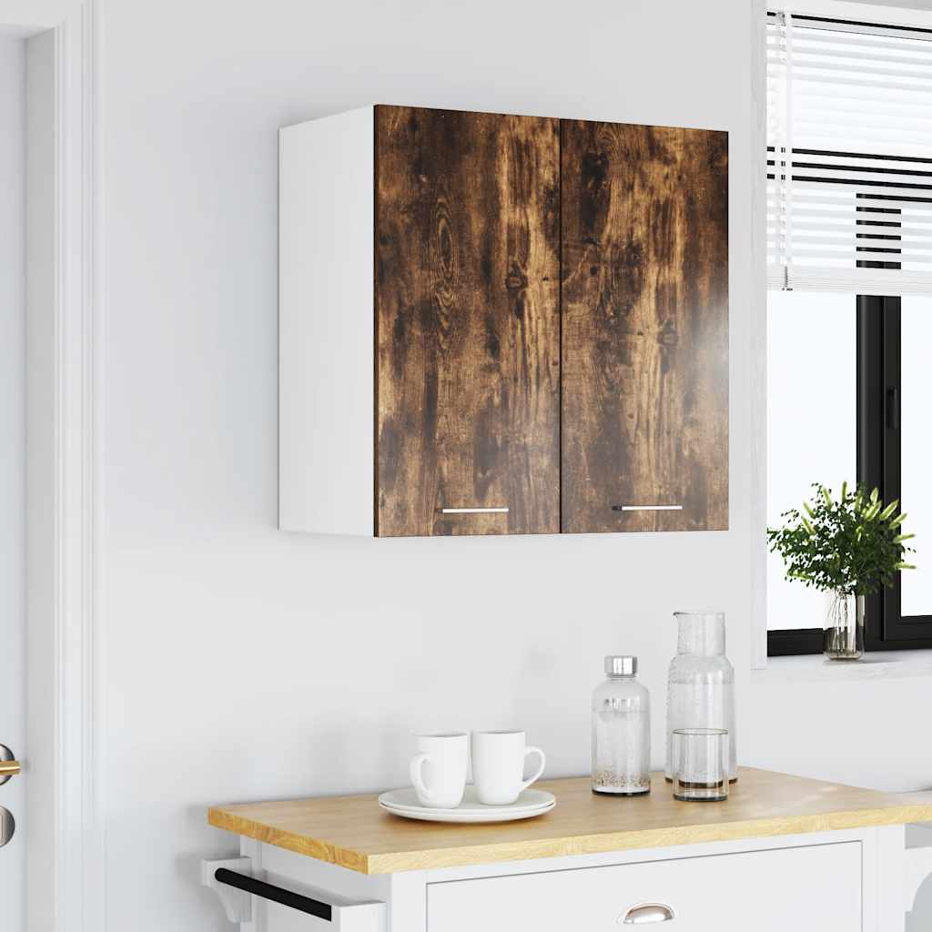 Hanging Cabinet Lyon Smoked Oak 60x31x60 cm Engineered Wood